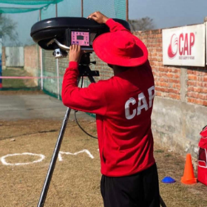 BOWLING MACHINE IN PUNJAB CRICKET ACADEMY OF PATHANS