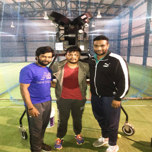 GOLDEN STAR GANESH WITH YANTRA BOWLING MACHINE BICC ACADEMY BENGALURU IS POWERED BY YANTRA BOWLING MACHINE