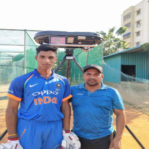 Team India U19 Thakur N Tilak Verma With Leverage Bowling Machine Team India U19 Thakur N Tilak Verma With Leverage Bowling Machine