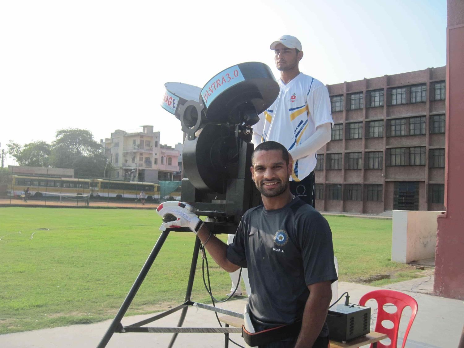 Shikhar Dhawan with Yantra