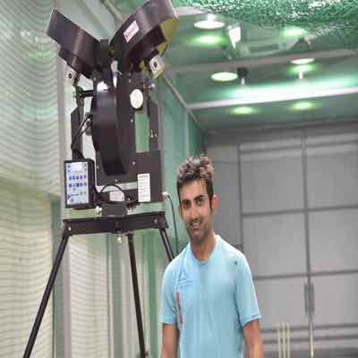 Gautham Gambhir about Leverage Bowling Machines